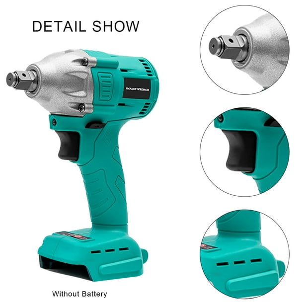 Honhaione Cordless Wrench Rechargeable Electric Impact Spanner for