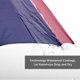thumbnail image 3 of 16K Color Rainbow Umbrella Long Handle Auto-Opening Sun/Rain Umbrella with Alloy Frame & Waterproof Coating for Sunny and Rainy Days, 3 of 4