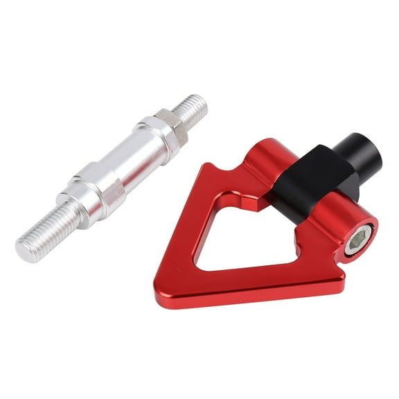 Unique Bargains Red Aluminum Alloy Front Rear Bumper Trailer Tow Towing Hook for Honda