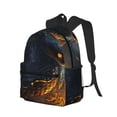 thumbnail image 2 of Fotbe Glowing Snake Dark Forest Lightweight Casual Laptop Backpack for Men and Women, Daily use Waterproof backpack, Backpack for College, 2 of 7