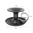 thumbnail image 5 of 2 paquetes de candelabros de hierro negro con asa Watebac, candelabro cónico de hierro Candelabros simples para cenas, fiestas, 5 of 5