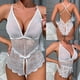 thumbnail image 3 of Gibobby Ropa sexy de mujer para sexo Lenceria Sexy para Mujer Transparente Ropa Interior Lenceria Vestidos de Mujer Sexis Bralette y Tanga Conjunto Interior Mujer(Blanco, G), 3 of 5