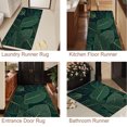 thumbnail image 5 of JML Non-Slip MicrofiberFabric & Rubber Doormat - Soft Entryway Rug for Home/Office (16"x24") - Easy Clean Door Mat for Indoor/Outdoor Use, Dark Green Leaves, 5 of 5