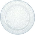 thumbnail image 3 of EcoQuality 10.25 Inches Blue Premium Plastic Round Dinner Plates with Glitter Design - Elegant Disposable Plates for Parties, Weddings, Events - Durable, Stylish, Reusable Tableware (10), 3 of 3
