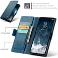 thumbnail image 3 of Flip Wallet Case for Samsung Galaxy S24 Plus, with RFID Blocking Credit Card Slot Kickstand Magnetic Closure Protective Cover for Samsung Galaxy S24 Plus 5G (2024) (Blue), 3 of 18