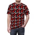 thumbnail image 5 of Red/Black Texas State Camouflage - Men's Polyester Tee, 5 of 7
