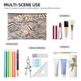 thumbnail image 4 of Hirioo Watercolor Zebra for Paper Reusable Cosmetic Bag Zipper Encouragement Travel Pouch Toiletry Bag for Women Girls, 4 of 7
