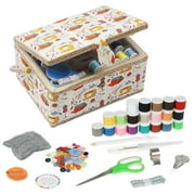 Large Sewing Box with Accessories, Enough Roomy Sewing Basket for a Beginner Granddaughter Daughter Christmas Birthday Wedding Gift - Sewing notions pattern
