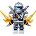 thumbnail image 1 of LEGO Ninjago - Zane Titanium Ninja with Gold & Silver weapons, 1 of 1