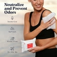 thumbnail image 2 of Duradry Whole Body Deodorant Wipes, 1 Pack – On-the-Go Sweat & Odor Protection, 2 of 8