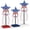 Stripe, variant on 3 PCS 4th of July Table Decorations Wooden Star Set, Rustic Memorial Day Table Decor, Red White and Blue Decorations for Home(Star)