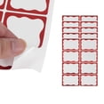 thumbnail image 4 of Unique Bargains Handwritable Gift Stickers 3"x2" 6PCS Scarlet Red, 4 of 5