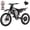 QF200 Pro-Black, variant on QF200Pro Electric Bike for Adults,Peak 3000W Motor,60V 32Ah Battery,45+ MPH Top Speed, 19" Tires Off-Road eBike with Dual Suspension,Hydraulic Brakes & UL2849