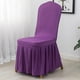 thumbnail image 3 of Juego de 2 fundas para sillas de comedor, fundas para sillas de comedor con faldón, fundas de asiento lavables y protectoras para decoración del hogar o fiestas, 3 of 5
