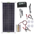 thumbnail image 1 of Solar Inverter Kit,12V to 220V 30W Solar Panel Starter Kit Battery Charger Kit Professional Grade, 1 of 8