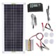 thumbnail image 2 of Panel de carga solar BuyWeekMX 12 V a 220 V 30 W Sistema de panel solar Kit de inversor solar, 2 of 9