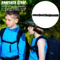 thumbnail image 4 of Mochila de hombro antideslizante Ehuebsd correa fija ajustable para niños y adultos cinturón de pecho, 4 of 7