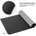 thumbnail image 5 of Mouse Pad Gray, Grey Large Office Decor Desk Mat, Non-Slip Rubber Desk Pad Protector, Laptop Computer Gaming Mouse Pad XL, Waterproof Solid Mouse Mat for Home, 31.5'''' x 11.8'''', 5 of 6