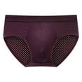 thumbnail image 2 of Pink Season Men Panties Breathable Stretchy Quick Dry Fine Mesh Non-pilling 3D Wrapping Summer Cool Male Briefs Men Clothing, 2 of 7
