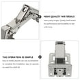 thumbnail image 3 of 2 Pcs 170 Degree Punch Free Frameless Concealed Hydraulic Cabinet Doors Hinges, 3 of 9