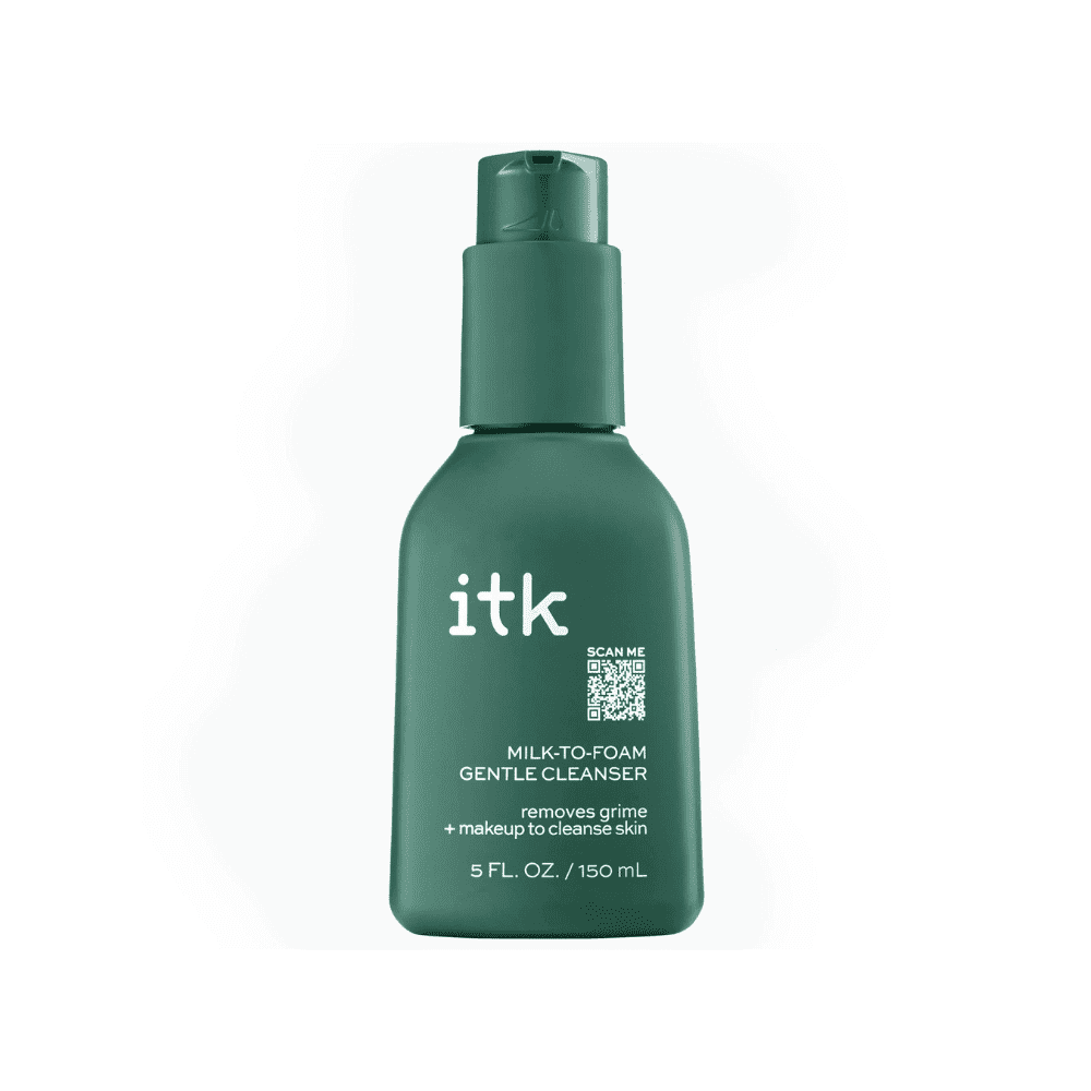 ITK Facial Face Wash: Milk-to-Foam Gentle Cleanser 5 oz