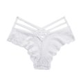 thumbnail image 3 of Aayomet sous-Vêtements Sans Couture pour Femmes String Lingerie Confortable (Blanc, L), 3 of 5