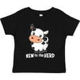 thumbnail image 3 of Inktastic New to the Herd Cute Cow Boys or Girls Toddler T-Shirt, 3 of 5