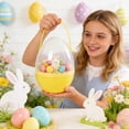 thumbnail image 4 of Jumbo Easter Egg with Handle, Giant Fillable Plastic Container,Large Transparent Egg Shaped Bucket for Prizes & Party Favors,Easter Egg Hunt Supplies, 4 of 7