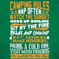 thumbnail image 3 of CafePress - Camping Rules T Shirt - Women's Traditional Fit Dark T-Shirt, 3 of 4