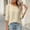 Yellow women fall tops a1, variant on Women Fall Winter Round Neck 3/4 Sleeve Ruffle Blouses for Women Casual Basic Pullover Tops Solid Boho Loose Fit Comfy Tee Tunic Shirts Trendy Fashion Work Clothes, Yellow L