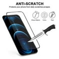 thumbnail image 3 of Apple iPhone 12 /6.1" Screen Protector 3D Carbon Fiber Full Coverage Soft Edge Tempered Glass Screen Protector [Edge to Edge Protection] Tempered Glass for iPhone 12 ,by Xpm, 3 of 8