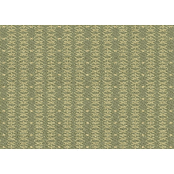 Ahgly Company Indoor Rectangle Patterned Avocado Green Area Rugs, 5' x 8'