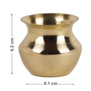 IBA Indianbeautifulart Handmade Brass Kalash Indian Hindu Puja Lota For Festivals