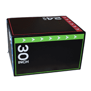 Everyday Essentials 3-in-1 20"x24"x30" Foam Plyometric Box Jumping Box Exercise