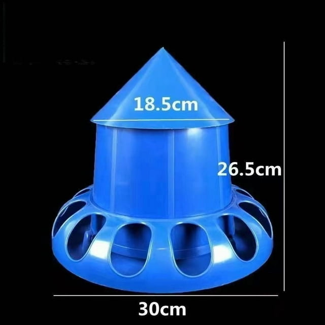 QIPOPIQ Pigeon Feeder - Automatic Chicken Feeder for Brooder Poultry Hanging Food Dispenser with Cover Easy to Clean Plastic Pigeon Food Bucket