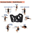 thumbnail image 4 of ZHAOCHENG Bandas de ejercicio, equipo de Fitness, cuerda de tracción para Yoga, bandas elásticas de resistencia, tubo de ejercicio expansor (amarillo), 4 of 5