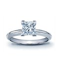 thumbnail image 1 of Glimmers 1.01 Ct Princess Cut Classic Solitaire Wedding Engagement Ring Best for Every Women, 1 of 5