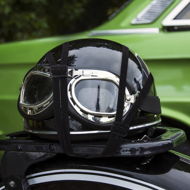 ADDHAT Correa Elástica Para Casco De Motocicleta Con Para Asegurar Equipaje Y Accesorios