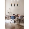 thumbnail image 6 of FSLiving J-Style Track Mount Pendant Fixture Scandinavian Style Pendant Lights for Kitchen Hanging Lamp Modern Wood and Aluminium Light Customizable,Grey - 3 Lights, 6 of 6