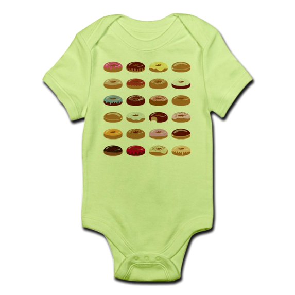 CafePress - Donut Lot Infant Bodysuit - Baby Light Bodysuit
