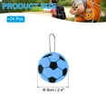 thumbnail image 2 of Uxcell Reflective Keychain Tags, Reflective Football Pendant Waterproof Safety Reflector for Backpack Blue, 2 of 7