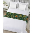 thumbnail image 5 of Xipuska Tie Dye Boho Bed Runners for Twin Size Bed, Decorative Bed Throws for Foot of Bed, Ethnic Colorful Ombre Abstract Aesthetic Bed Runner Sofa Throw Bedding Scarf Protector Slipcover for Bedroom, 5 of 6