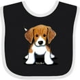 thumbnail image 3 of Inktastic Beagle Boys or Girls Baby Bib, 3 of 4