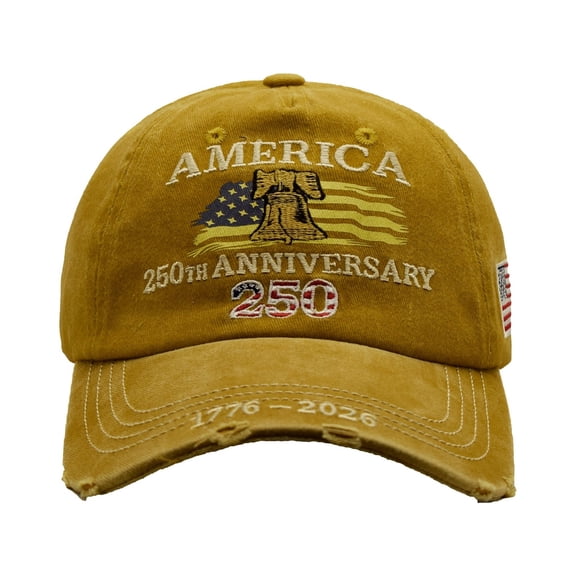250th Anniversary USA Hat United States 250 Year American Anniversary Hat Eagle Patriotic Embroidery Baseball Cap