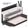 thumbnail image 3 of TD-1500B34 Iron Ring Binding Machine With Full Blade 34 Holes Desk Calendar Wall Calendar Punching Machine Double Coil Binding ,Pinpoint Punching, 3 of 6
