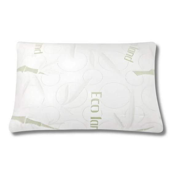 QUEEN Dual Zone Micro Gel Memory Foam Sleeping Pillow w/ Washable Bamboo Cover