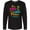 AB-Black, variant on Spring Break the Beach is My Happy Place Long Sleeve T-Shirt