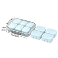 thumbnail image 3 of Ovzne Indoor Storage Box Storage Box Large Capacity Sub-Packed Mini Box Portable Small Outdoor Portable Sealed Large Capacity 7-Day Mini Box Tablet Storage Box Visual Storage Bag On Clearance, 3 of 3