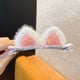 thumbnail image 5 of Pinzas para el cabello TANGJMXG orejas de gato 3 pares con lentejuelas brillantes, 5 of 5
