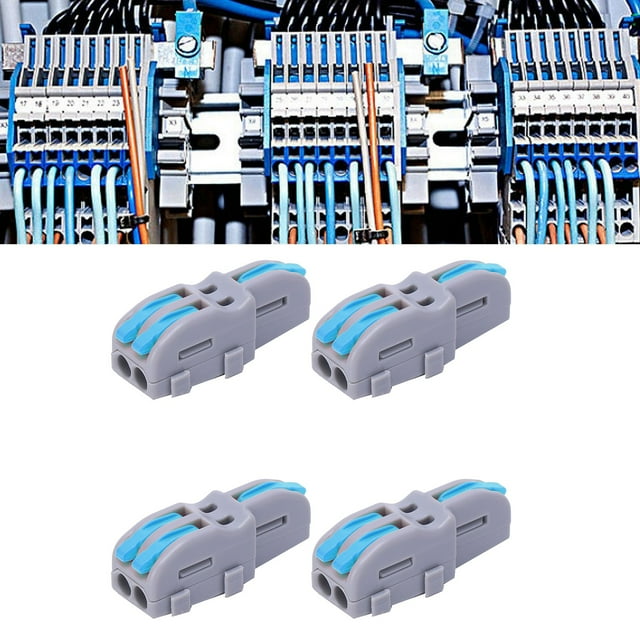 Quick Terminal Block Splf12a Connecteur de Fil 1 Entrée 2 Sorties pour Moteurs d'Éclairage